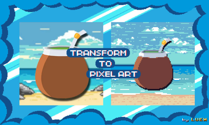 Gig Preview - Do, make or convert your image to pixel art