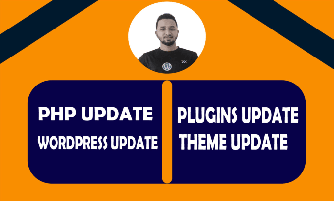 Gig Preview - Update php version, wordpress version, database, themes and plugins on wordpress