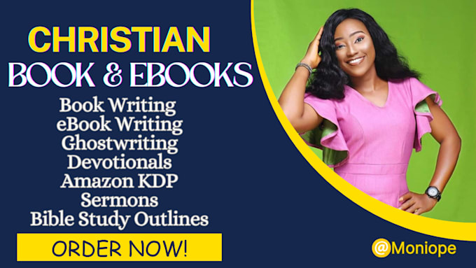 Gig Preview - Write the best christian book and ebooks