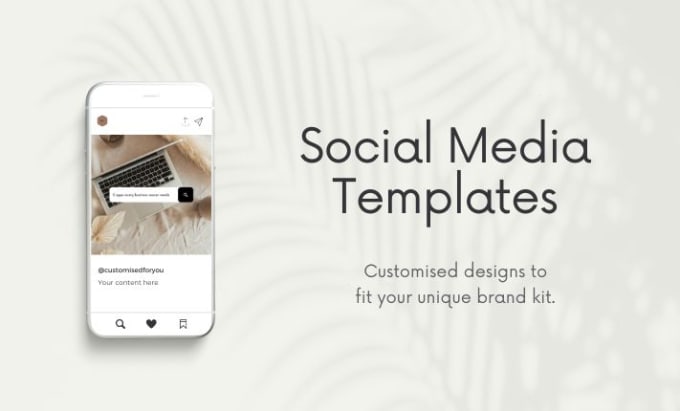 Gig Preview - Create social media marketing templates