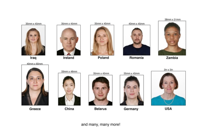 Bestseller - do passport size photos for any country