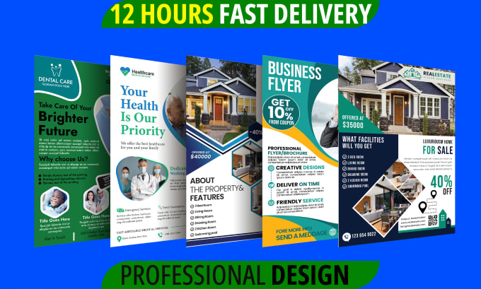 Gig Preview - Do design medical, dental, child care, health care and real estate flyer