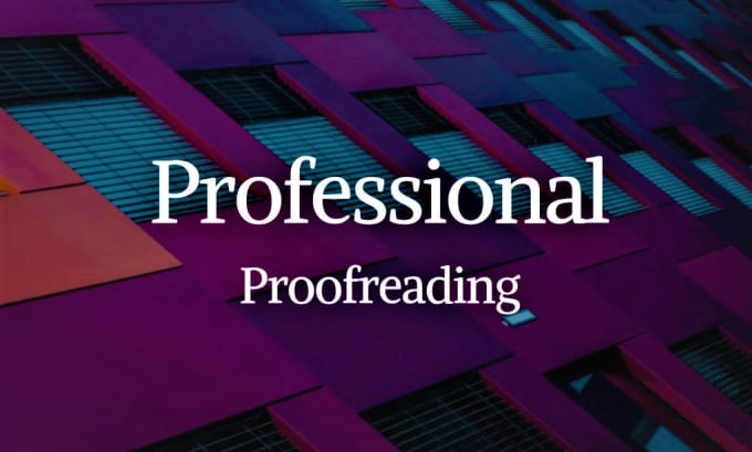 Gig Preview - Professionally proofread and edit your document in 24 hours