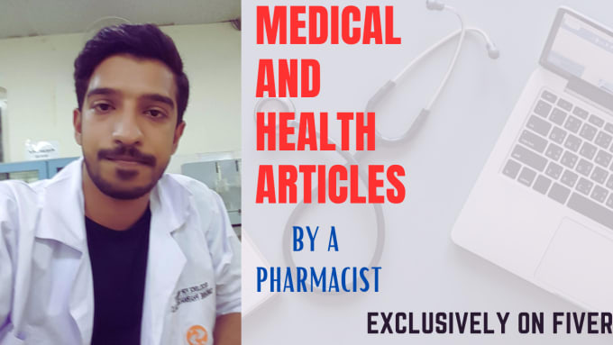 Gig Preview - Write SEO optimized medical health articles as a pharmacist