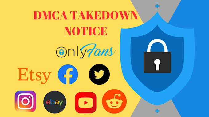 Gig Preview - Send dmca takedown notice to remove copyright content on fb,tiktok,ig,yt,reddit