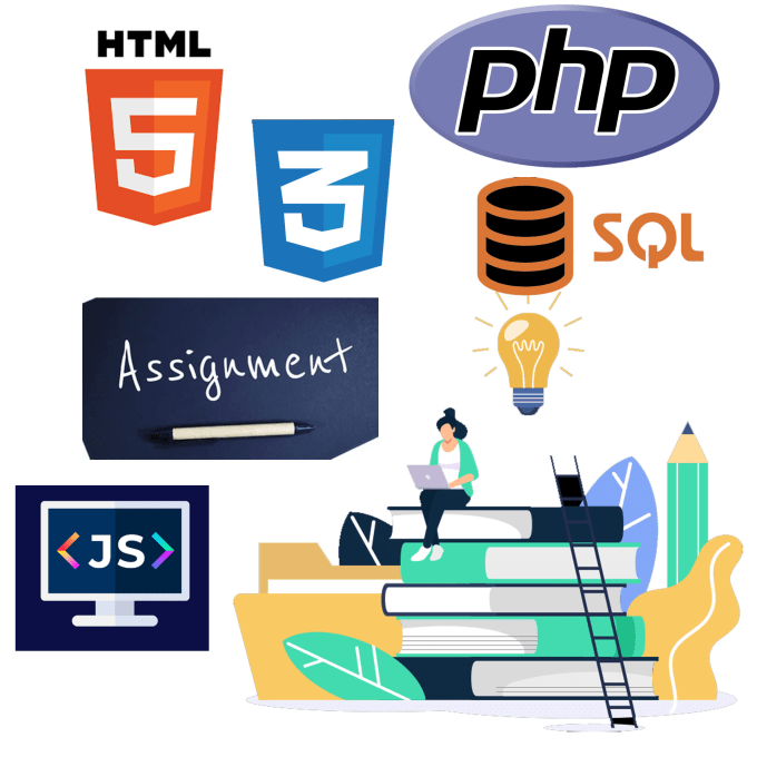 Gig Preview - Help HTML CSS javascript PHP sql  laravel assignments projects API