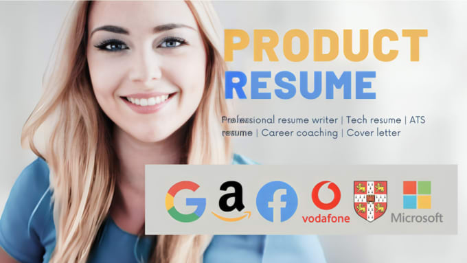 Gig Preview - Write a product manager resume