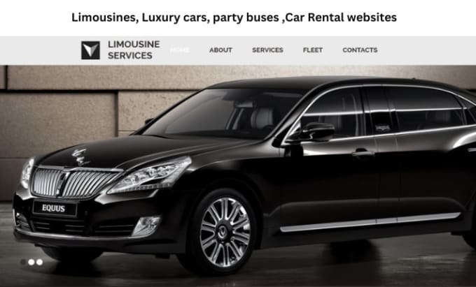 Bestseller - design a high converting luxury party bus limo service or car rental website