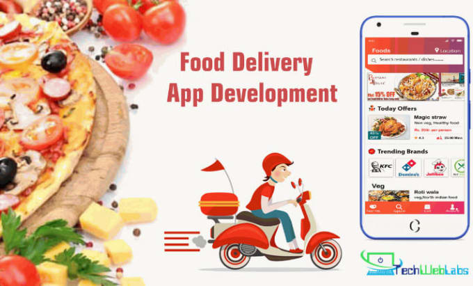 Gig Preview - Create food delivery, grocery store, food ordering, restaurants app, uber eats