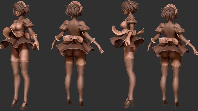 Gig Preview - Make 3d character, toys, creatures using blender, zbrush for 3d printing