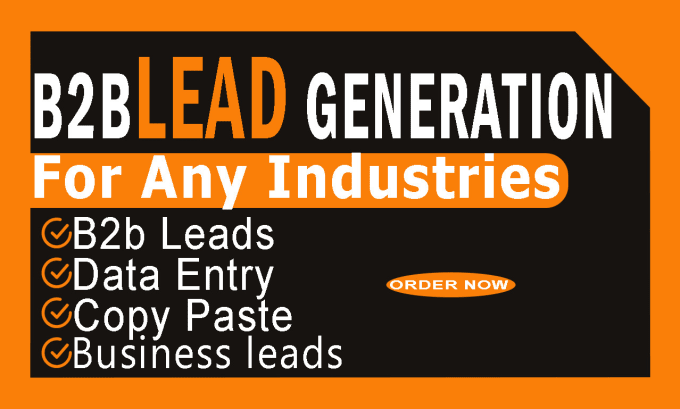 Gig Preview - Do targeted b2b lead generation for any industries