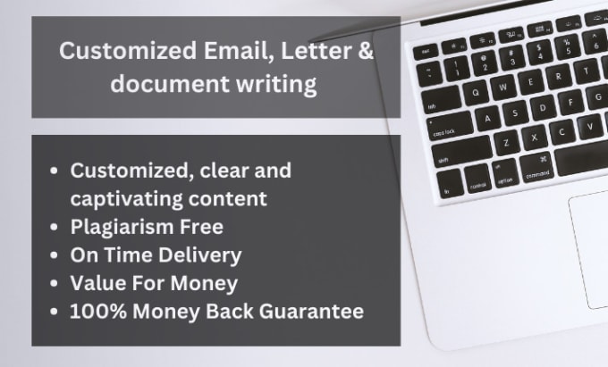 Gig Preview - Write professional letter, document or email