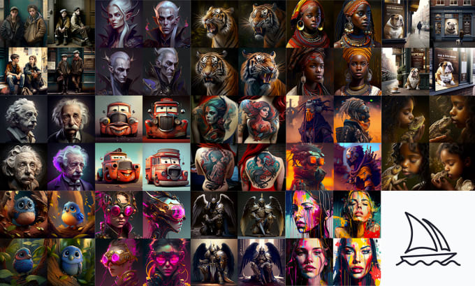 Bestseller - create stunning concept art and character with midjourney ai