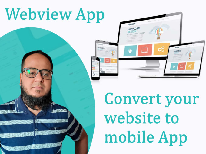 Gig Preview - Do a webview application convert your website to mobile app