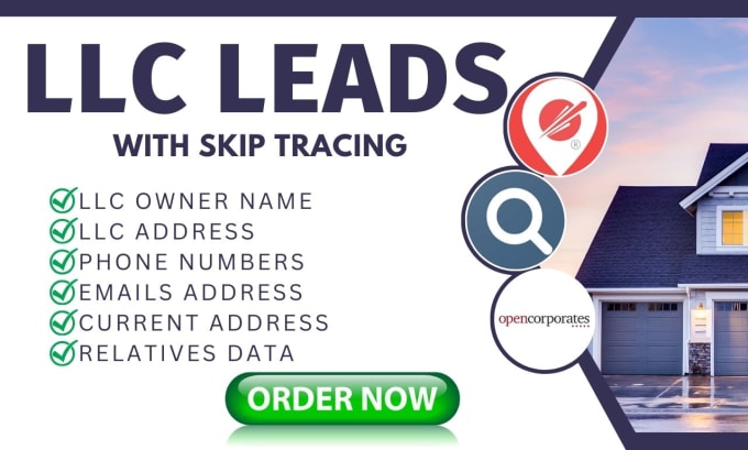 Gig Preview - Do real estate cold calling llc skip tracing in bulk