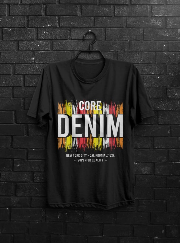 Gig Preview - Create an awesome typography t shirt design