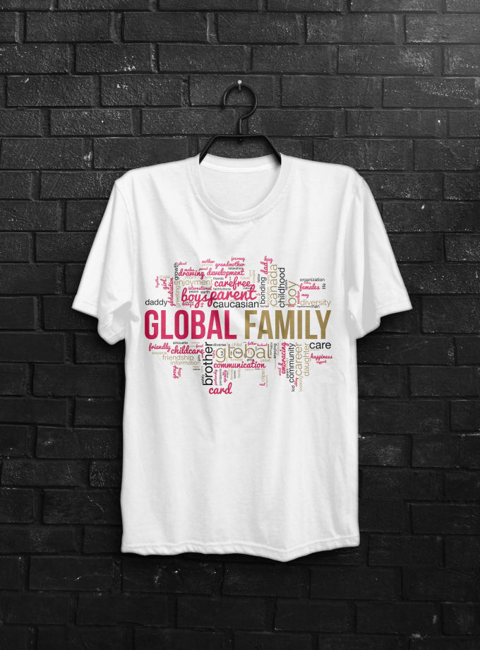 Gig Preview - Do a custom word cloud or typography tshirt logo design