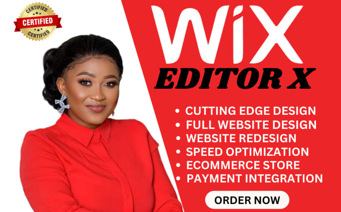 Gig Preview - Design wix editor x website design or redesign wix studio editor x wix ecommerce