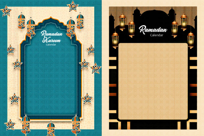 Gig Preview - Make islamic themed design, ramadan calendar, eid flyer