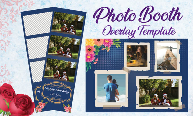 Gig Preview - Do a 360 creative photo booth overlay frame