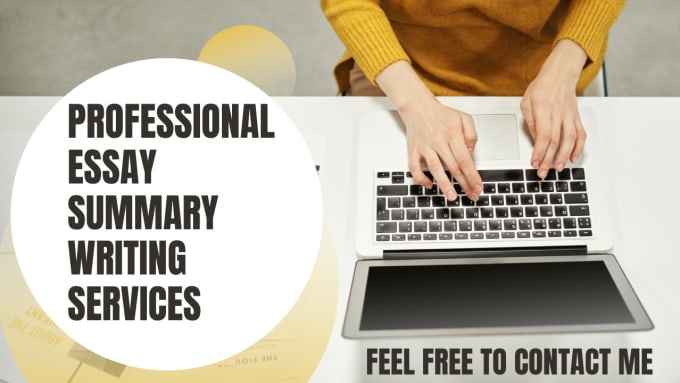 Gig Preview - Write professional essay summary writing services