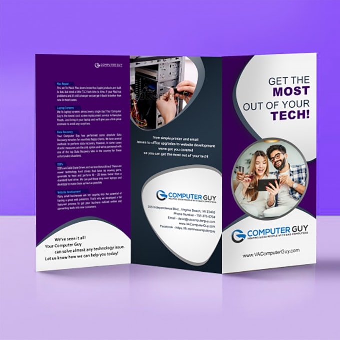 Gig Preview - Make professional modern tech brochure design in 24 hrs