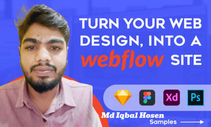 Gig Preview - Be your webflow designer, developer, webflow website, convert figma to webflow