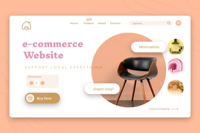 Gig Preview - Create professional e commerce store on wordpress