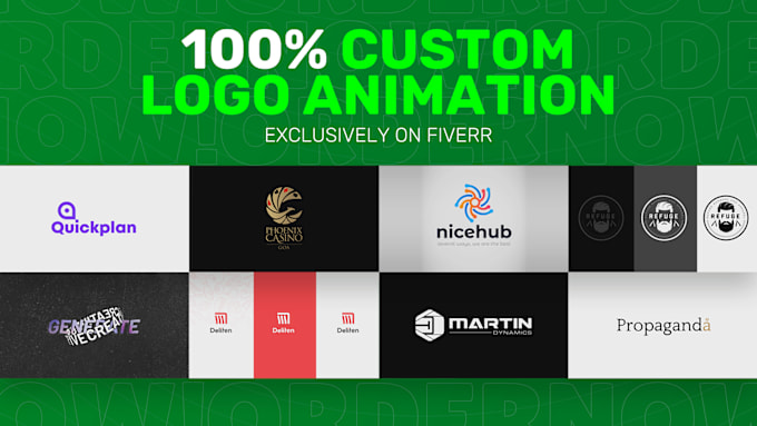 Gig Preview - Create a custom logo animation