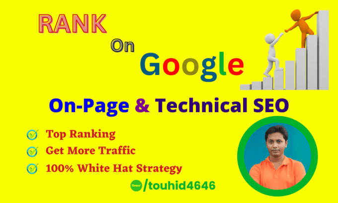 Gig Preview - Complete on page and technical SEO for your website for top rank