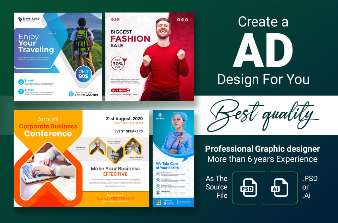 Gig Preview - Design awesome ad, social media ad, magazine ad, print ad