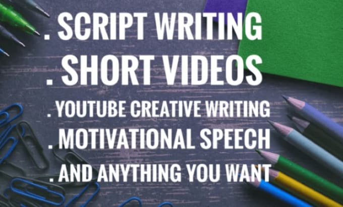 Gig Preview - Write an awesome video script or youtube script