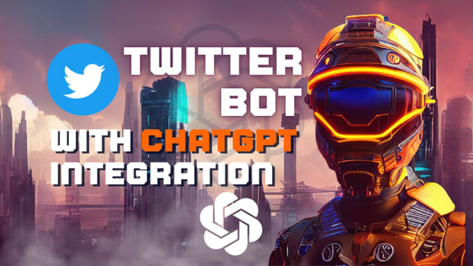 Gig Preview - Create an advanced twitter bot with ai chat gpt integration