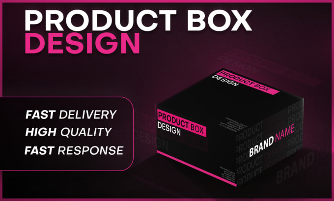 Gig Preview - Packaging box design for your product