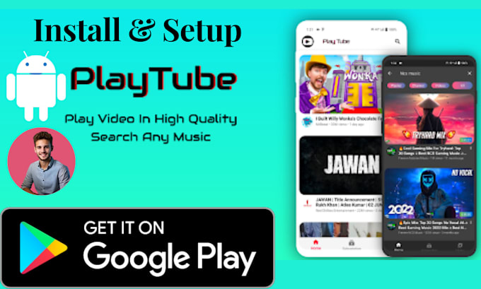 Gig Preview - Rebrand playtube android app and upload playstore