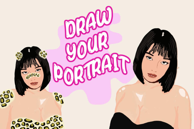 Gig Preview - Draw your portrait illustration