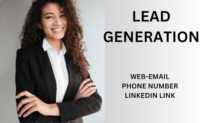 Gig Preview - Do  b2b lead generation business leads