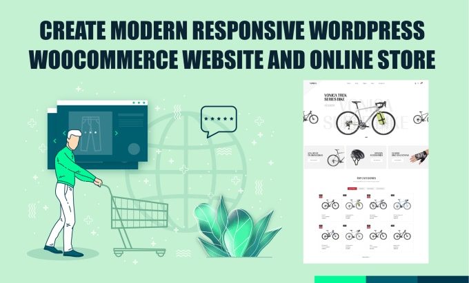 Bestseller - create modern responsive wordpress woocommerce website and online store