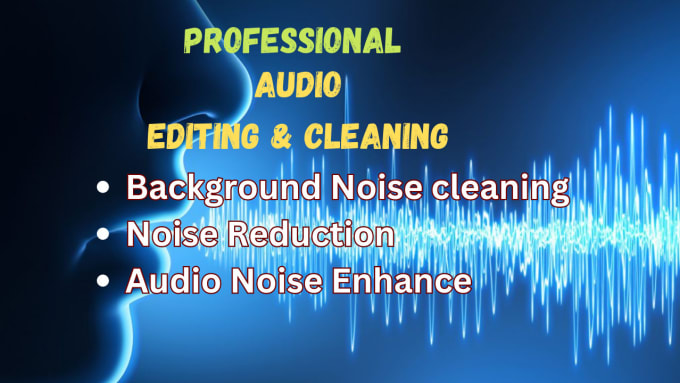 Gig Preview - Remove background noise and music from your audio or video