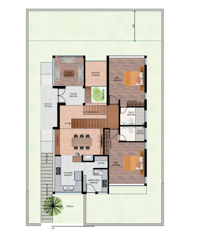 Gig Preview - Render floor plans ,site plans ,elevations and sections