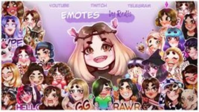 Gig Preview - Express custom twitch emotes, sub badges in 24 hours