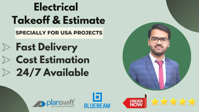 Bestseller - do detailed electrical takeoff and cost estimation in 24 hours