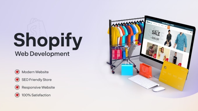 Gig Preview - Create shopify website for your business