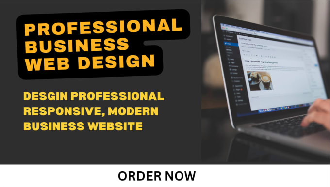 Gig Preview - Design a professional website for your business