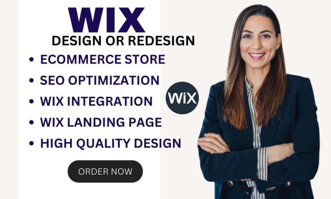 Gig Preview - Wix website design redesign wix website design wix website redesign wix website