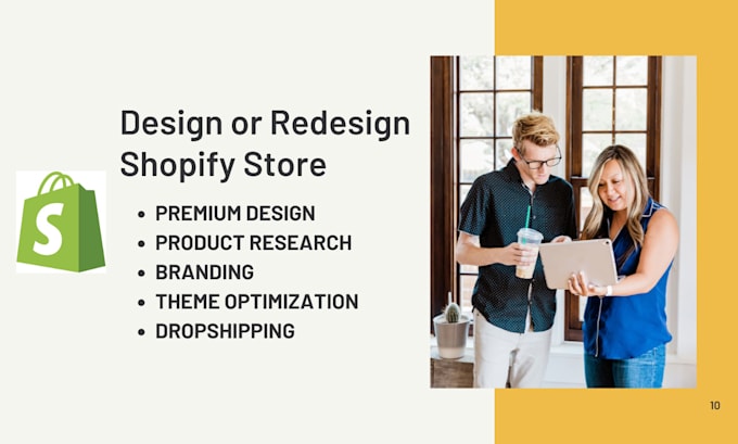 Gig Preview - Design or redesign shopify store of any niche to 2x sales