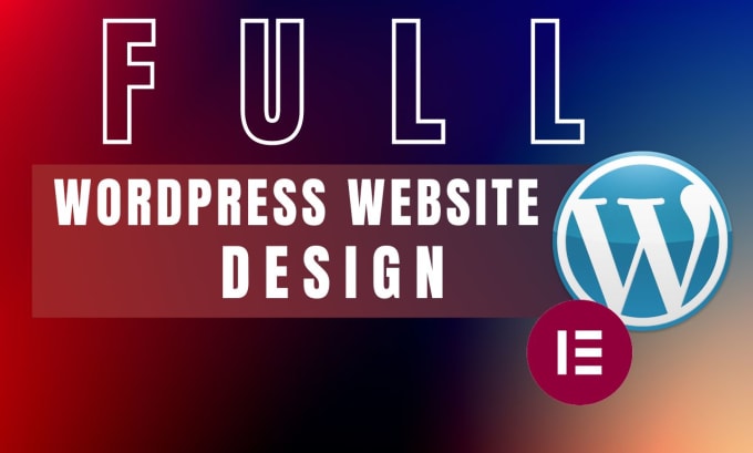 Gig Preview - Build unique full wordpress website or business website design