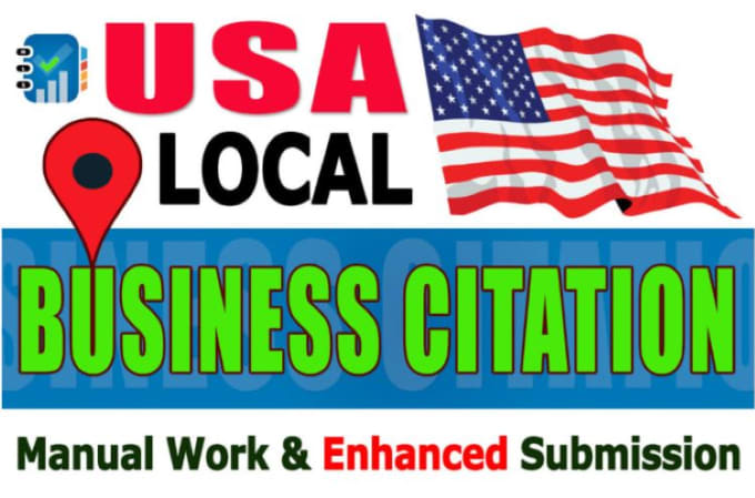 Gig Preview - Do local citations or local listings for USA local business