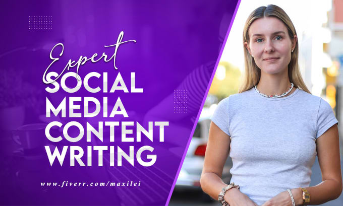 Gig Preview - Write social media copy and content