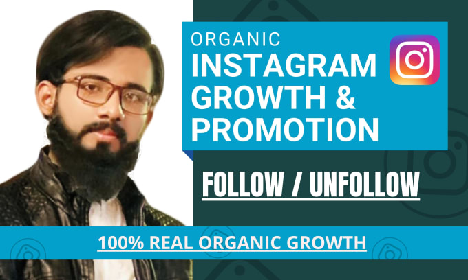 Gig Preview - Promote instagram page account organically, follow unfollow promotion for growth